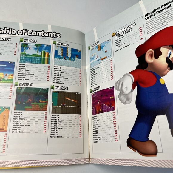 New Super Mario Bros Official Strategy Premiere Guide Book Nintendo Power DS - Picture 11 of 15